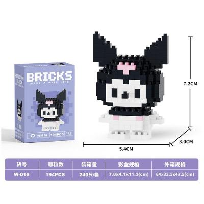 Blocos de Construção 2601 para Estatuetas de Desenhos Animados em Micropartículas DIY OEM