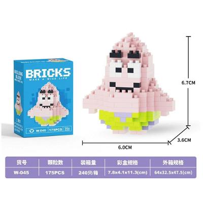 Blocos de Construção 2601 em Micropartículas Compatíveis com Estatuetas de Desenhos Animados OEM