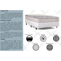 Cama Box Solteiro: Colchão Anatômico Herval AG65 ErgoPlus C1604 + Base CRC Suede Gray(88x188) - 3