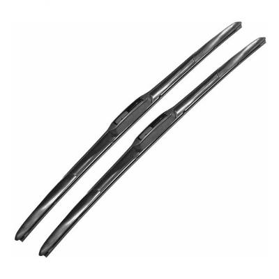 Par de Palhetas Híbridas Dianteiras 22-16 Pol Hilux G3 Após 15 Compatível com Toyota Preto Micro Uny