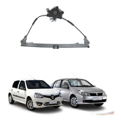 Máquina do Vidro Elétrico Dianteiro Esquerdo F103 para Renault Clio e Symbol 2009 a 2013 Universal