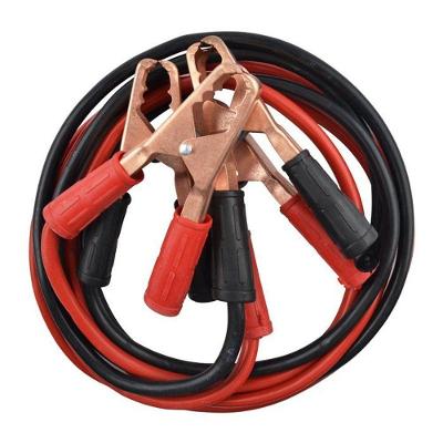 Kit 2 Cabos Chupeta para Bateria Automotiva Modelo 600A 2,5M para Carro Moto Caminhão Preto Vermelho