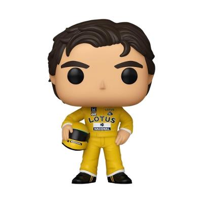 Boneco Colecionável Racing Lotus - Ayrton Senna em Vinil com 10CM Amarelo Funko Pop!