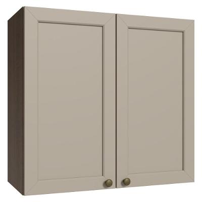 Armário Aéreo 70 Cm 2 Portas Rustic-crema Vik Madesa Rustic-crema
