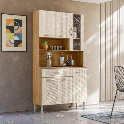 Armário De Cozinha 6 Portas 1 Gaveta Golden Plus - Ssx Multicoisas Freijo-soft