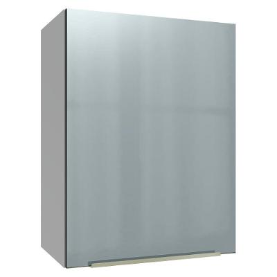 Armário Aéreo 50cm 1 Porta Branco/cinza Lux Madesa Branco/cinza