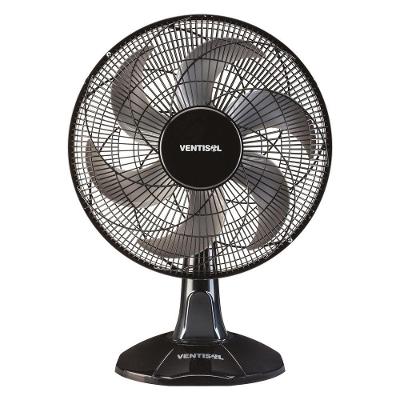 Ventilador de Mesa Ventisol 40cm 6 Pás 6 Velocidades Cinza Turbo 6 220V