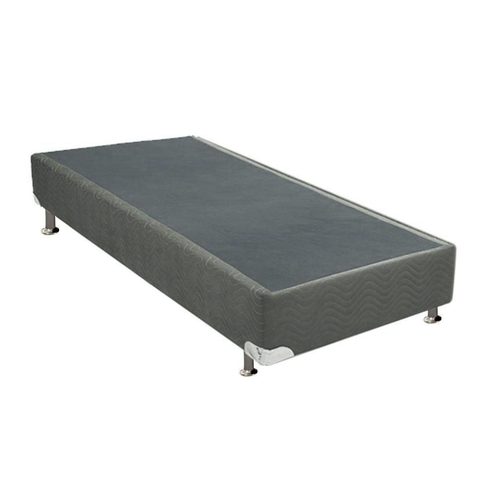 Cama Box Queen: Colchão Molas Ortobom SuperPocket Gold +  Box Suede Gray(158x198) - 8