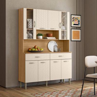 Armário De Cozinha 8 Portas 2 Gavetas Golden - Ssx Multicoisas Freijo-soft