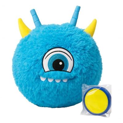 Bola de Pelúcia Infantil Funn Ball Monstrinho Inflável com Bomba Azul Unitoys
