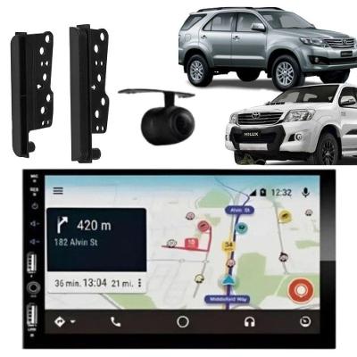 Central Multimídia Automotiva 2 DIN MP5 Player 7 Polegadas com Bluetooth USB e Câmera de Ré