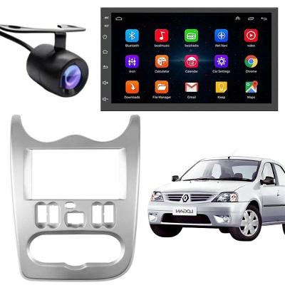 Central Multimídia Automotiva Android Auto Renault Logan 7 Touch Screen IPS Bluetooth Wi-Fi GPS