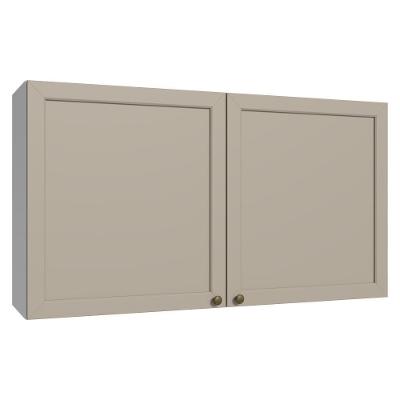 Armário Aéreo 120 Cm 2 Portas Branco-crema Vik Madesa Branco-crema