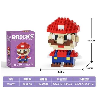 Blocos de Construção 2601 para Estatuetas de Desenhos Animados em Micropartículas Lele Brother