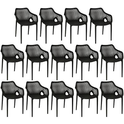 Kit 14 Cadeiras De Jantar Design Suits Com Braços