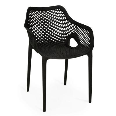 Cadeira De Jantar Design Suits Com Braço Empilhável