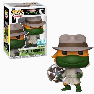 Boneco Funko Pop! Edição Limitada Tartarugas Ninja - Michelangelo Com Casaco