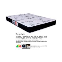 Cama Box Solteiro: Colchão Espuma Orthoflex D28 Nápoles + Base CRC Suede Black(88x188) - 5
