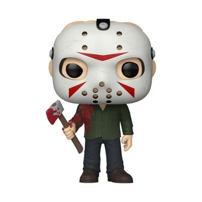 Boneco Colecionável Sexta-feira 13 - Jason com Machado com Acabamento Detalhado Preto Funko Pop!