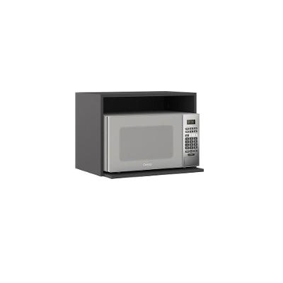 Armário Aéreo Nicho Micro-ondas 58cm Etna Grafite - Ssx Multicoisas