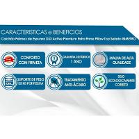 Cama Box Solteiro: Colchão Espuma D33 Pelmex Active Premium + Base CRC Courano White(88x188) - 2