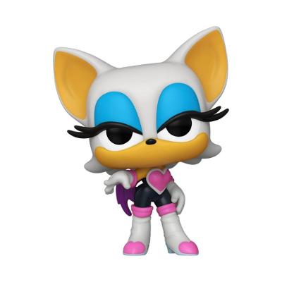 Boneco Colecionável Rouge Sonic The Hedgehog em Vinil com Detalhes Precisos Funko Pop!