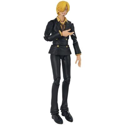 Action Figure One Piece Sanji Variable Action Heroes 19CM com Partes Intercambiáveis Preto Megahouse
