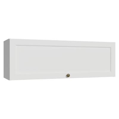 Armário Aéreo 100 Cm 1 Porta Basculante Branco Vik Madesa Branco