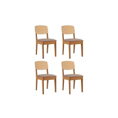 Kit 4 Cadeiras Cozinha Havana Premium