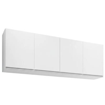 Armario Aereo 4 Portas Bp 160 Cm Lavinia Branco Eratto Moveis