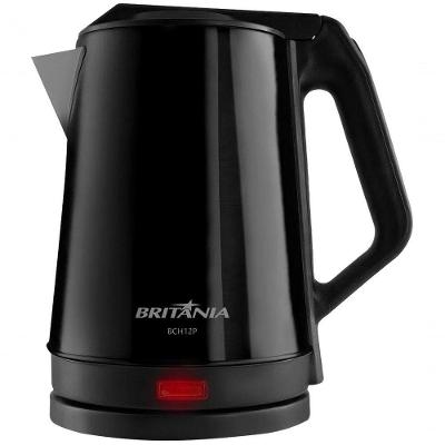 Chaleira Elétrica BCH12P 1500W 1,9L em Aço Inoxidável Preto 220V