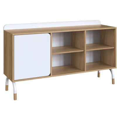 Balcão Credenza Flexus 136cm - Hanover E Branco