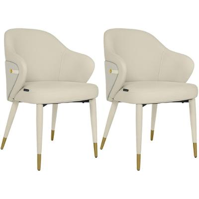 Kit 2 Cadeiras De Jantar Estofada Milano Design Italiano