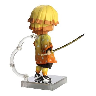 Action Figure Zenitsu Agatsuma Nendoroid Doll Articulado 14CM com Lâminas Nichirin Amarelo Good