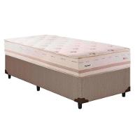 Cama Box Solteiro: Colchão Molas Herval Maxspring England + Base Crc Courano Clean(88X188) - 1