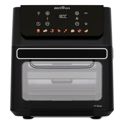 Air Fryer Oven Britânia BAF11A 11L 1800W Preto com Timer Digital 110V