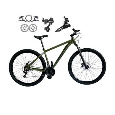 Bicicleta Aro 29 Absolute Nero 5 Alumínio 21v Câmbios Shimano Freio A Disco Hidráulico Oliva 19