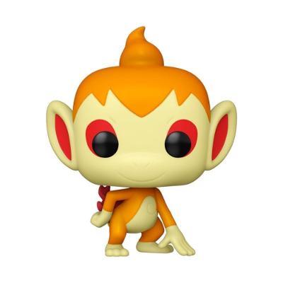Boneco Colecionável Chimchar Pokémon em Vinil 9CM para Fãs de Cultura Pop Funko Pop!