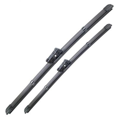 Par de Palhetas Dianteiras Preto Aeroflat F103 para Audi Q5, BMW Série 3, Golf G7 e Jetta G2 Micro