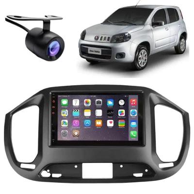 Central Multimídia Automotiva 2 DIN MP5 Player 7 Polegadas Bluetooth USB Cartão SD Rádio FM Câmera