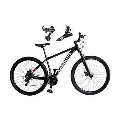 Bicicleta Aro 29 Absolute Nero 5 Alumínio 21v Câmbios Shimano Mountain Bike Freio A Disco Preto 19