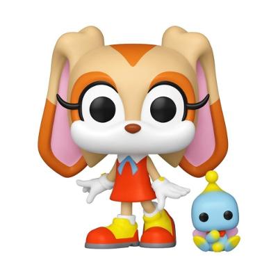 Boneco Colecionável Buddy Sonic The Hedgehog Cream e Cheese de Vinil com Detalhes Vibrantes Funko