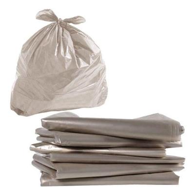 Saco de Lixo Kit 3 Pacotes 400 Litros Transparente Canela 50 Unidades Cada Reforçado Higipack