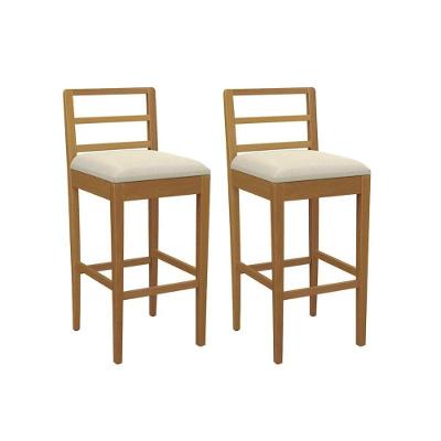 Kit 2 Banquetas Cozinha Sofia Premium Madeira Maciça