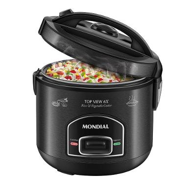 Panela Elética Top View 6x Mondial Black Inox 500W PE-30-6X 110V