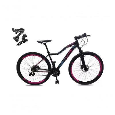 Bicicleta Feminina Aro 29 Absolute Hera 24v Alumínio Câmbios Shimano Freio A Disco Preto 17