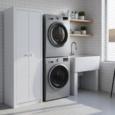 Armário Multiuso Lavanderia 2 Portas 60cm Multimóveis Cr30052 Branco