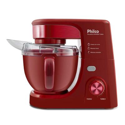 Batedeira Planetária Philco PHP500V 4,5L 700W 12 Velocidades Red 110V
