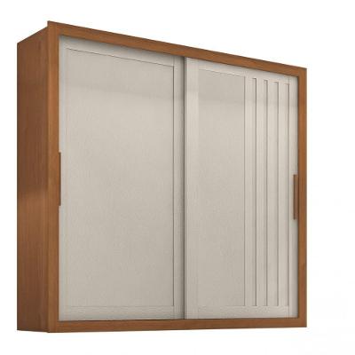 Guarda Roupa De Casal Trianon 2 Portas De Correr Cinamomo/areia