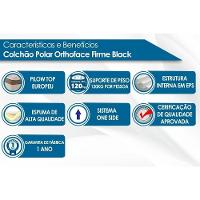 Cama Box Baú Casal: Colchão Anatômico Polar D28 / EP Orthoface + Base CRC Suede Black(138x188) - 2